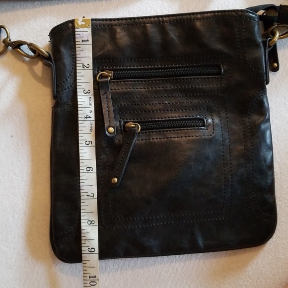 Vegan leather cross body purse - Picture 2 of 6
